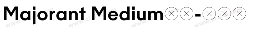 Majorant Medium字体字体转换